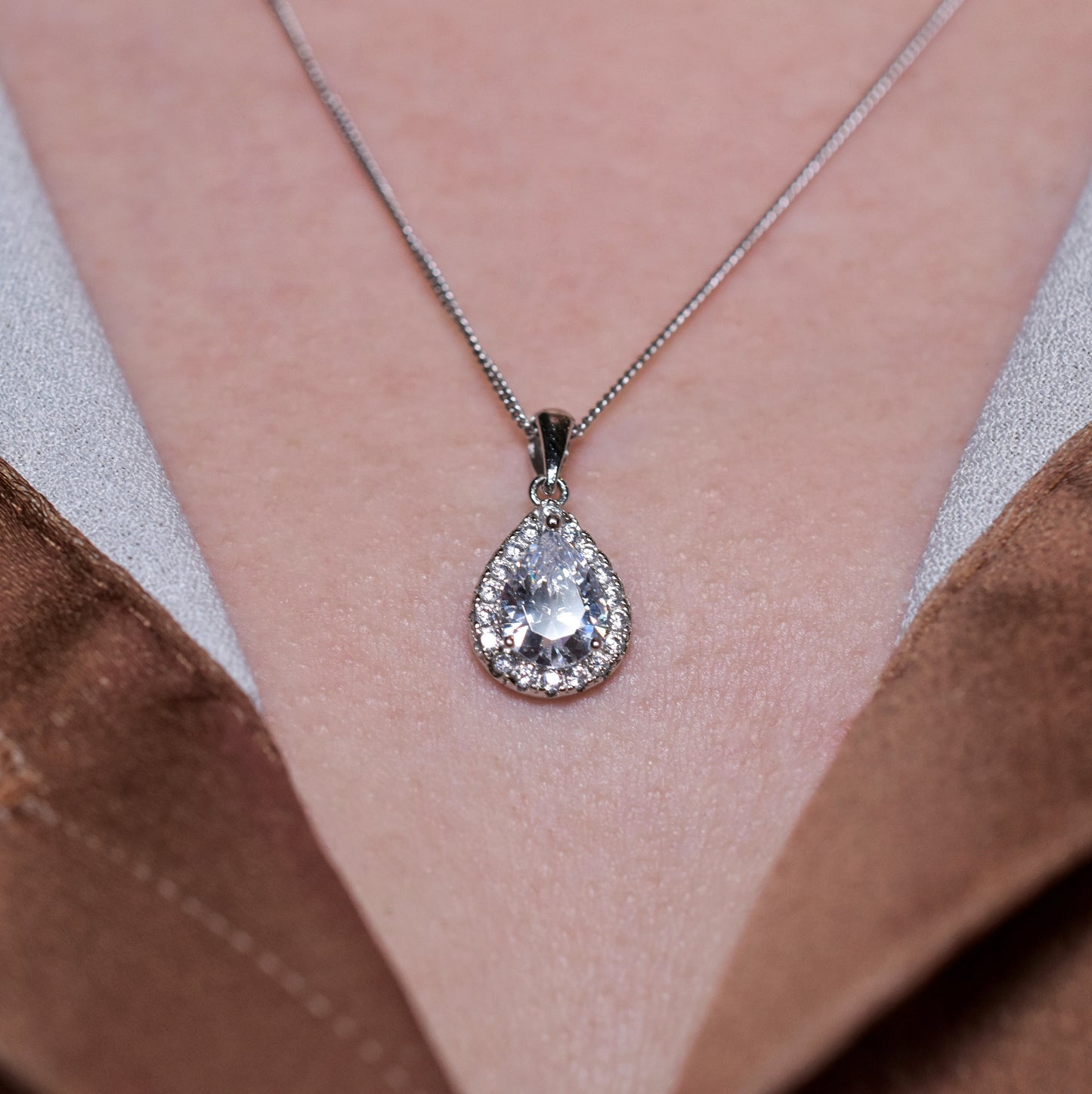 Aurelia Silver Pendant Necklace